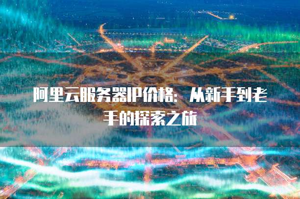 阿里云服务器IP价格:从新手到老手的探索之旅
