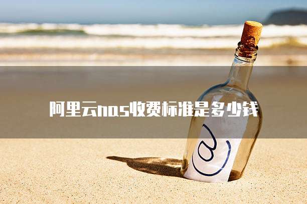 阿里云nas收费标准是多少钱