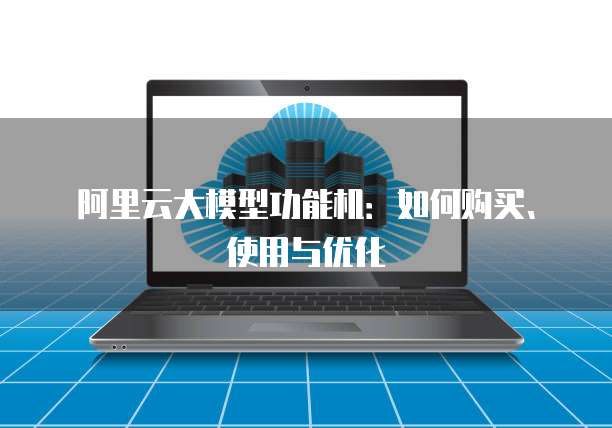 阿里云大模型功能机:如何购买、使用与优化