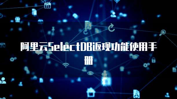 阿里云SelectDB返现功能使用手册