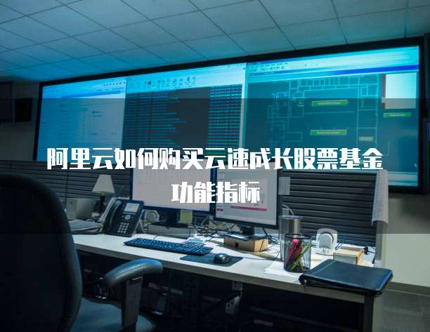 阿里云如何购买云速成长股票基金功能指标