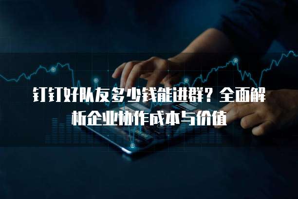 钉钉好队友多少钱能进群?全面解析企业协作成本与价值