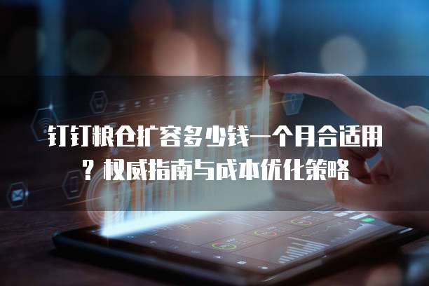 钉钉粮仓扩容多少钱一个月合适用?权威指南与成本优化策略