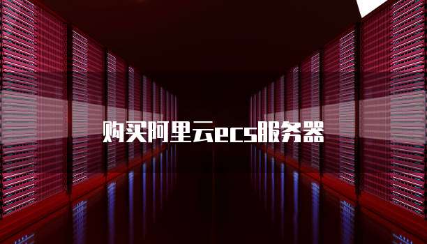 购买阿里云ecs服务器