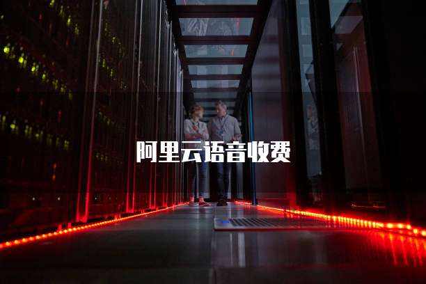 阿里云语音收费