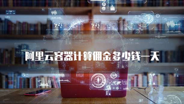 阿里云容器计算佣金多少钱一天