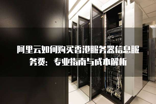 阿里云如何购买香港服务器信息服务费:专业指南与成本解析
