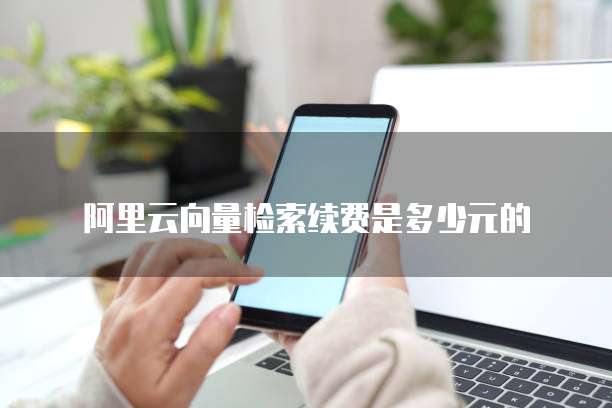 阿里云向量检索续费是多少元的
