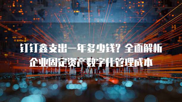 钉钉鑫支出一年多少钱?全面解析企业固定资产数字化管理成本
