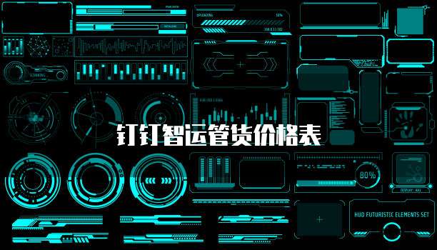 钉钉智运管货价格表
