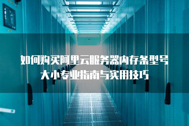 如何购买阿里云服务器内存条型号大小专业指南与实用技巧