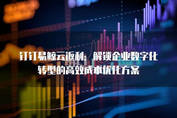钉钉易鲸云返利:解锁企业数字化转型的高效成本优化方案