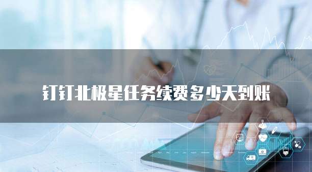 钉钉北极星任务续费多少天到账