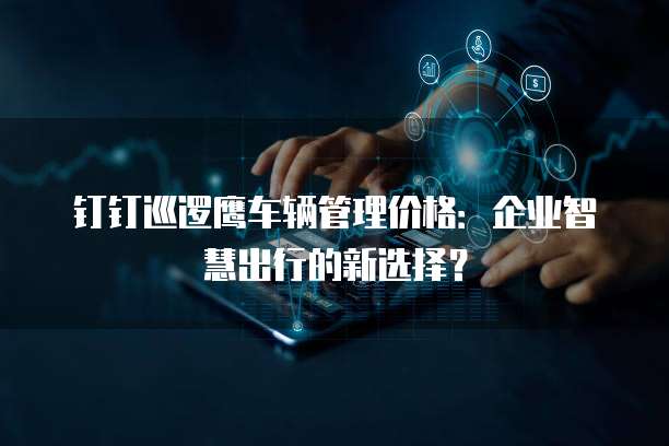 钉钉巡逻鹰车辆管理价格:企业智慧出行的新选择?