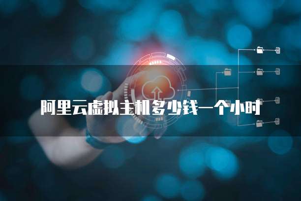 阿里云虚拟主机多少钱一个小时