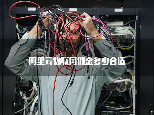 阿里云物联网佣金多少合适