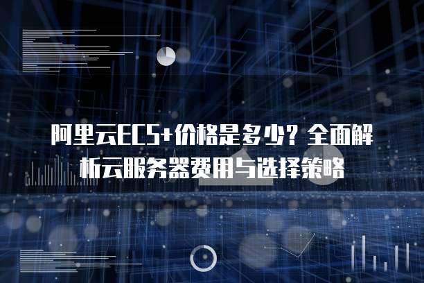 阿里云ECS+价格是多少?全面解析云服务器费用与选择策略