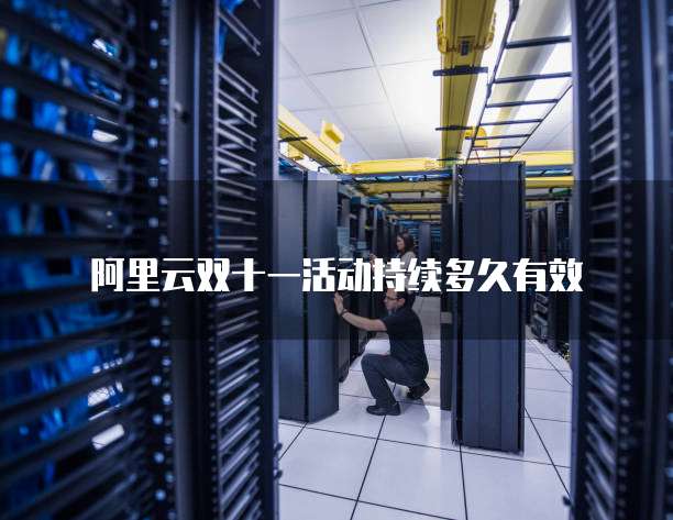 阿里云双十一活动持续多久有效