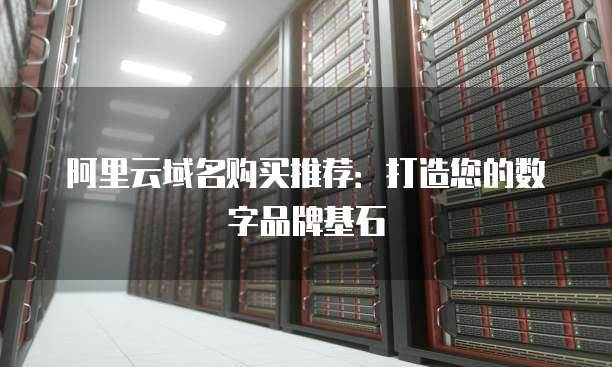 阿里云域名购买推荐:打造您的数字品牌基石