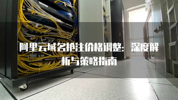 阿里云域名抢注价格调整：深度解析与策略指南