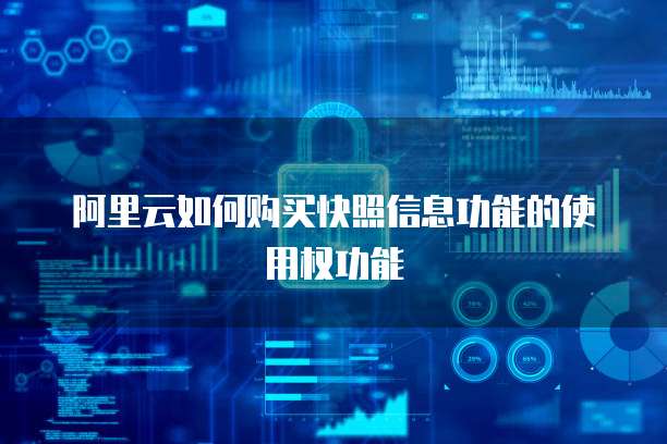 阿里云如何购买快照信息功能的使用权功能