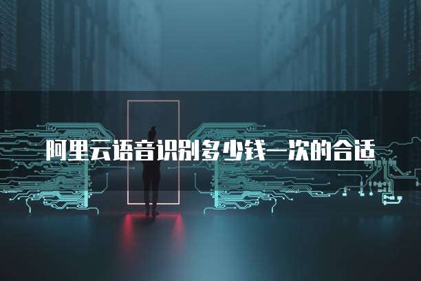 阿里云语音识别多少钱一次的合适