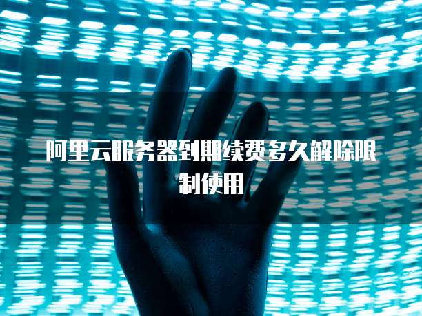 阿里云服务器到期续费多久解除限制使用