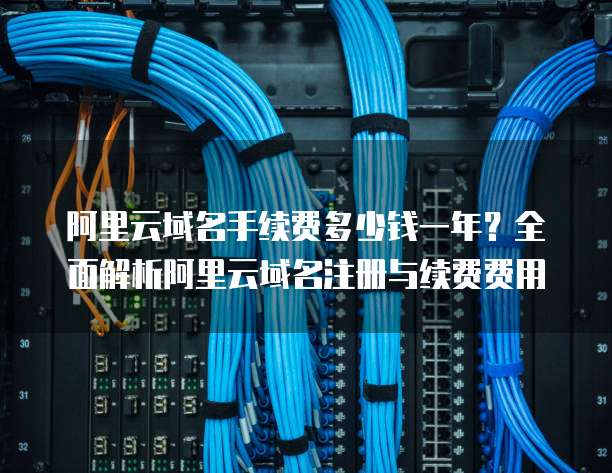 阿里云域名手续费多少钱一年?全面解析阿里云域名注册与续费费用