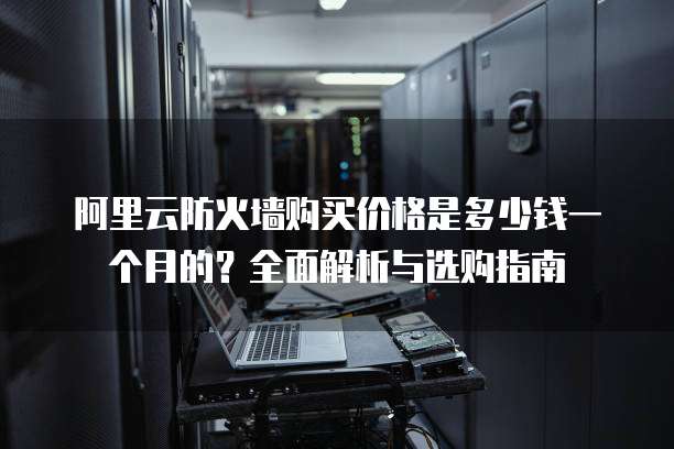 阿里云防火墙购买价格是多少钱一个月的?全面解析与选购指南