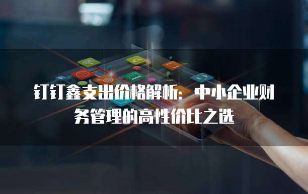钉钉鑫支出价格解析:中小企业财务管理的高性价比之选