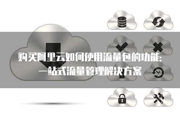 购买阿里云如何使用流量包的功能:一站式流量管理解决方案