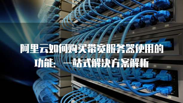 阿里云如何购买带宽服务器使用的功能:一站式解决方案解析