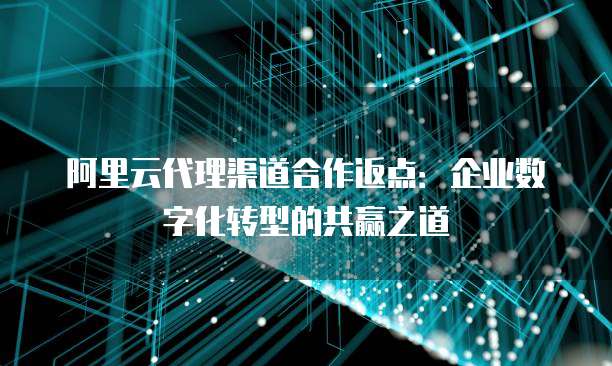 阿里云代理渠道合作返点：企业数字化转型的共赢之道