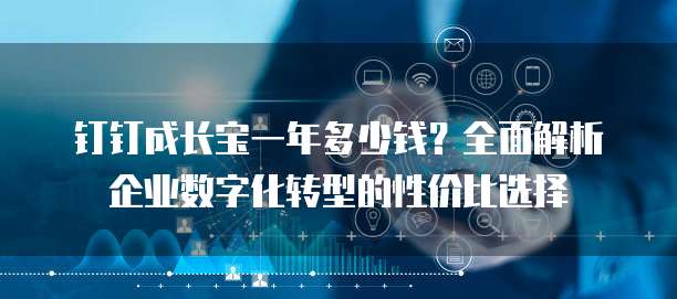 钉钉成长宝一年多少钱?全面解析企业数字化转型的性价比选择
