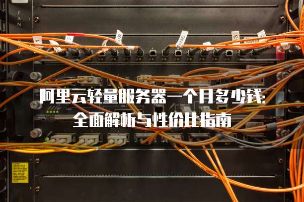 阿里云轻量服务器一个月多少钱:全面解析与性价比指南