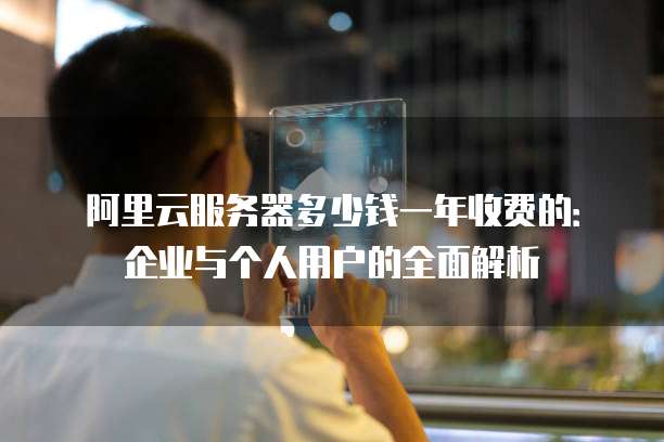 阿里云服务器多少钱一年收费的:企业与个人用户的全面解析