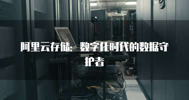 阿里云存储:数字化时代的数据守护者