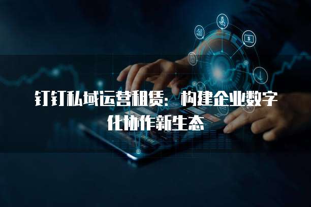 钉钉私域运营租赁：构建企业数字化协作新生态