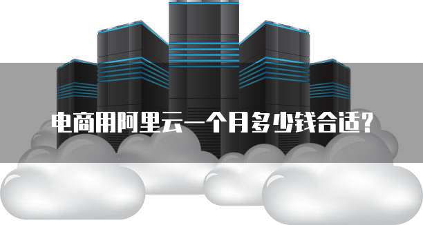 电商用阿里云一个月多少钱合适?