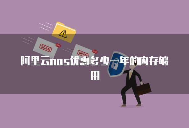 阿里云nas优惠多少一年的内存够用
