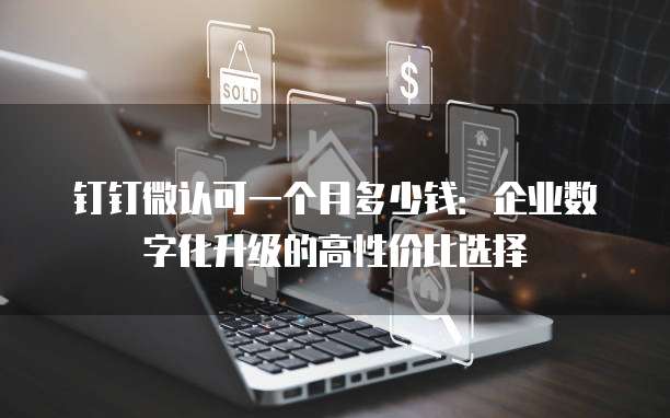 钉钉微认可一个月多少钱:企业数字化升级的高性价比选择