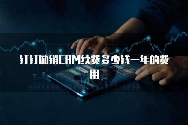 钉钉励销CRM续费多少钱一年的费用