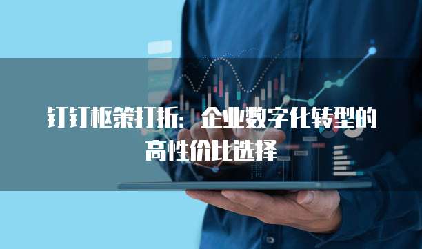钉钉枢策打折：企业数字化转型的高性价比选择