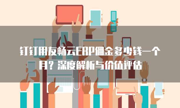 钉钉用友畅云ERP佣金多少钱一个月?深度解析与价值评估