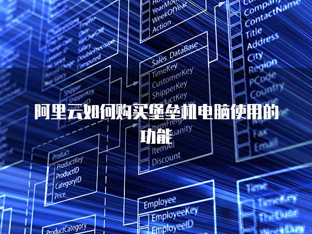 阿里云如何购买堡垒机电脑使用的功能