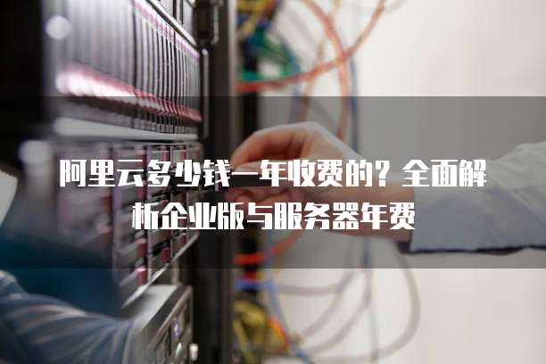 阿里云多少钱一年收费的?全面解析企业版与服务器年费