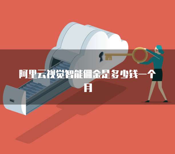 阿里云视觉智能佣金是多少钱一个月