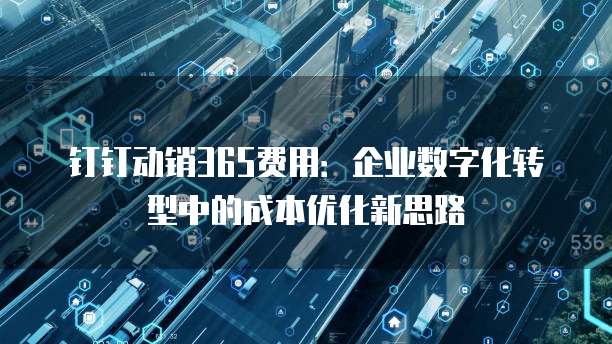 钉钉动销365费用:企业数字化转型中的成本优化新思路
