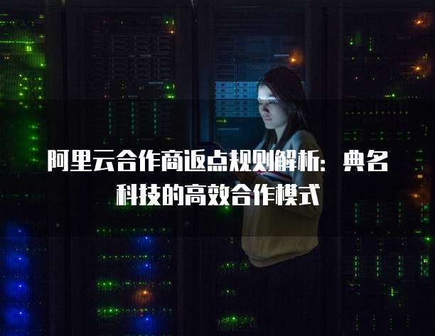 阿里云合作商返点规则解析：典名科技的高效合作模式