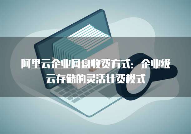 阿里云企业网盘收费方式:企业级云存储的灵活计费模式